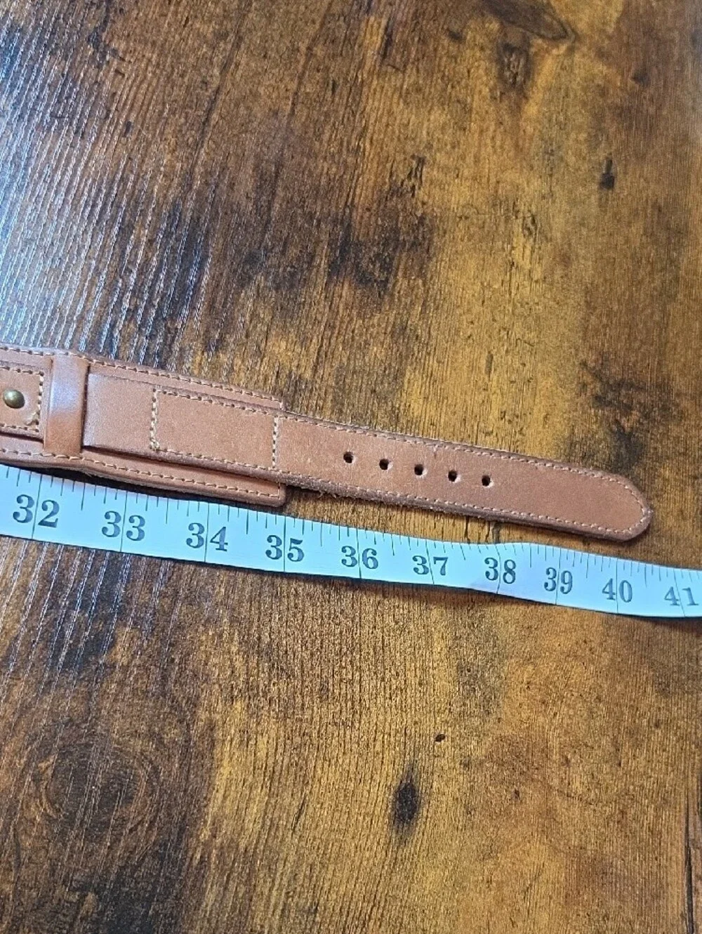 FOSSIL | Woven Basket Weave Boho Belt Multicolor Leather-Look Trim | M